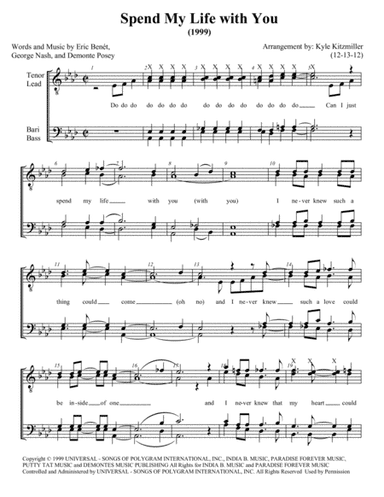 Spend My Life With You (arr. Kyle Kitzmiller)