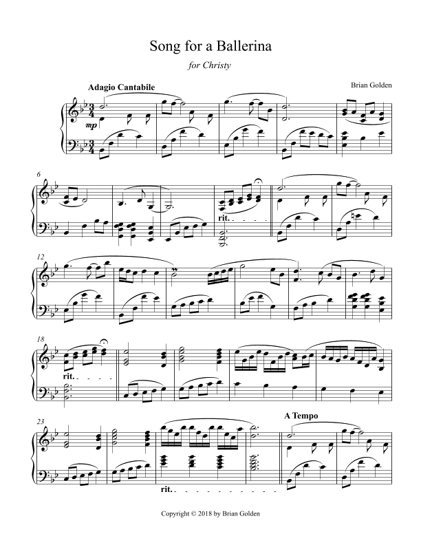 Song for a Ballerina