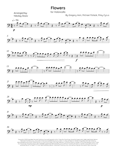 Flowers (arr. Nikolay Stoev)