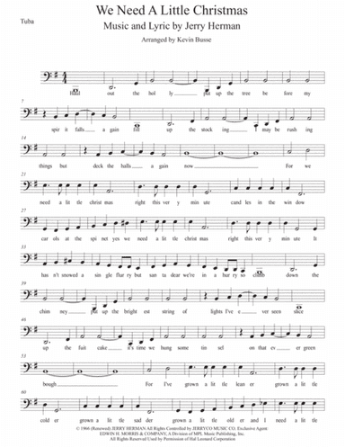 We Need A Little Christmas (arr. Kevin Busse)