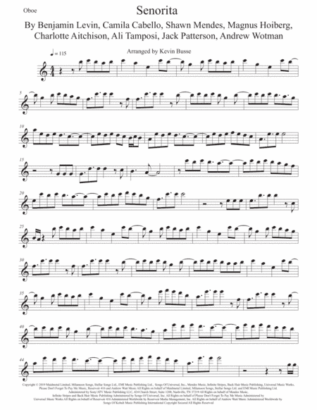 Senorita (arr. Kevin Busse)