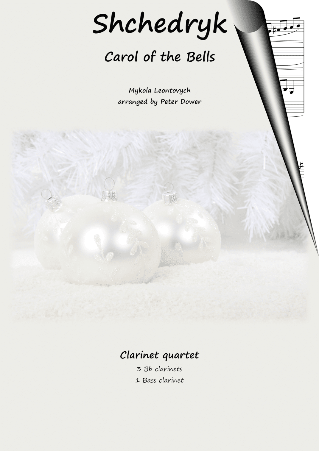 Carol of the Bells (Shchedryk) - Clarinet quartet (arr. Peter Dower)