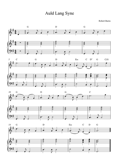 Auld Lang Syne (arr. Alex Nunes Rodrigues)