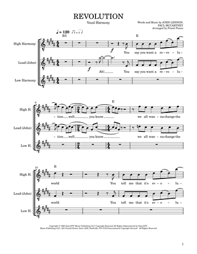 Revolution (arr. Frank Pisani)