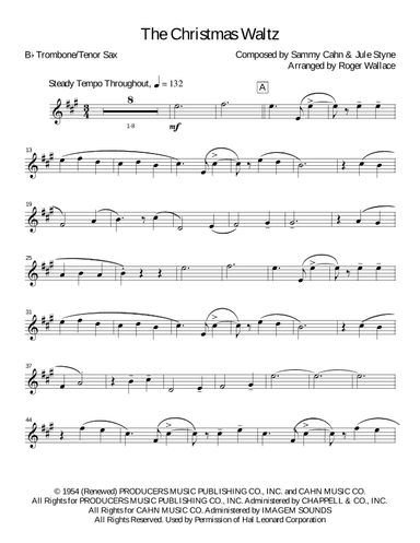 The Christmas Waltz (arr. Roger Wallace)