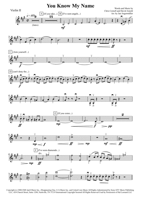 You Know My Name from CASINO ROYALE (arr. Jan Angermüller)