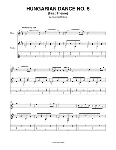 Hungarian Dance No. 5 (First Theme) (arr. Mark Phillips)