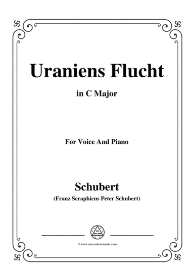 Schubert-Uraniens Flucht(Urania's Flight),D.554,in C Major,for Voice&Piano (arr. MSM)