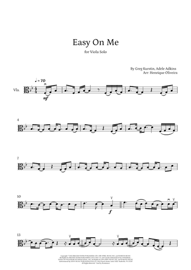 Easy On Me (arr. Henrique Oliveira)