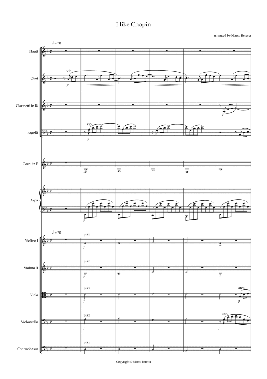 I Like Chopin (arr. Marco Beretta)
