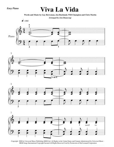 Viva La Vida (arr. Jennifer Wilson)
