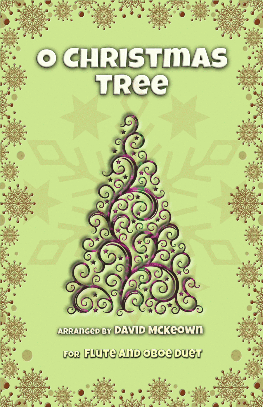 O Christmas Tree, (O Tannenbaum), Jazz style, for Flute and Oboe Duet (arr. David McKeown)