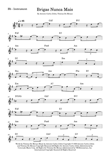 Brigas Nunca Mais (arr. Fabio Eduardo de Oliveira)