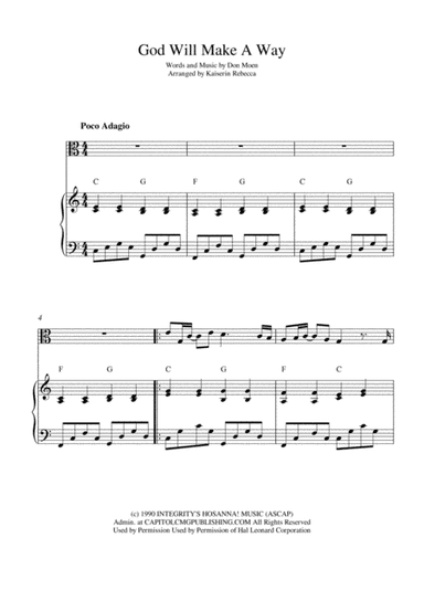 God Will Make A Way (arr. Kaiserin Rebecca)