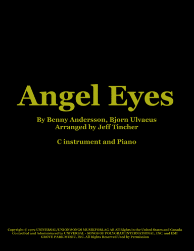Angel Eyes (arr. Jeff Tincher)