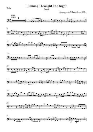 Running Through The Night (arr. Melquisedeque C.Silva)
