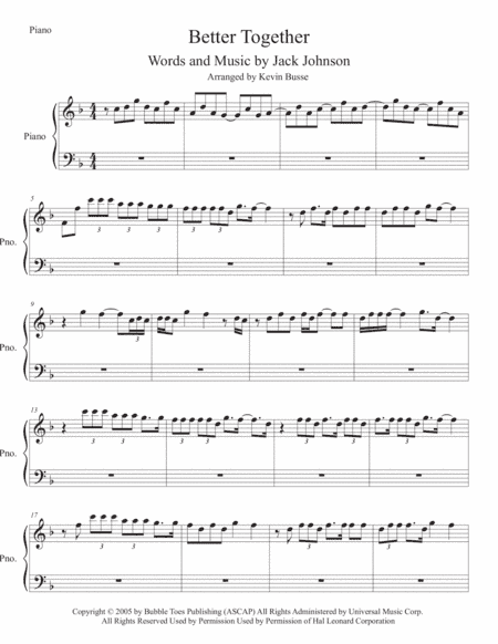 Better Together (arr. Kevin Busse)