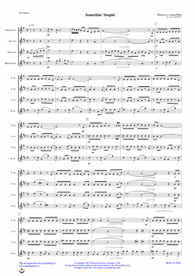Somethin' Stupid (arr. Josef STASTNY)