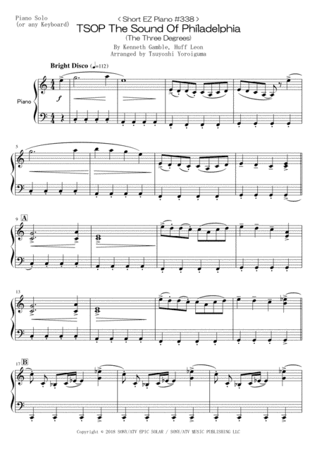 The Sound Of Philadelphia (t.s.o.p.) (arr. Tsuyoshi Yoroiguma)