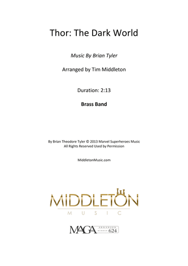Thor: The Dark World (arr. Tim Middleton)