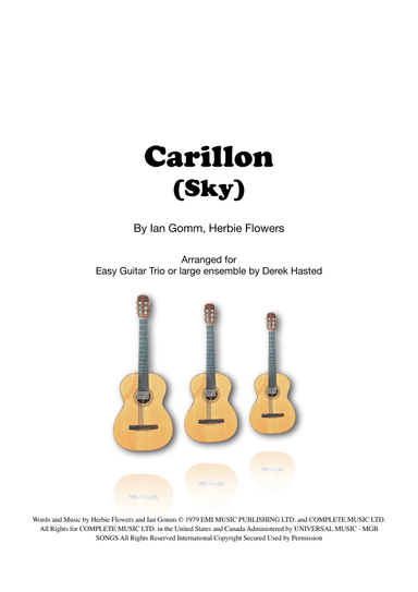 Carillon (arr. Derek Hasted)
