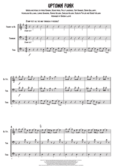 Uptown Funk (arr. Darren Lloyd)