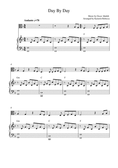 Day By Day (arr. Kaiserin Rebecca)