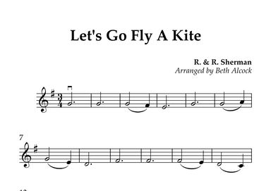 Let's Go Fly A Kite (arr. Beth Alcock)