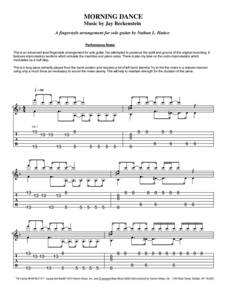 Morning Dance (arr. Nathan L. Hatico)