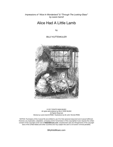 Alice Had A Little Lamb (arr. Eighth Man Music (BMI))