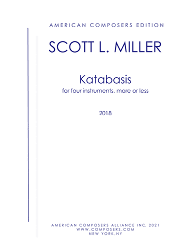 [MillerS] Katabasis