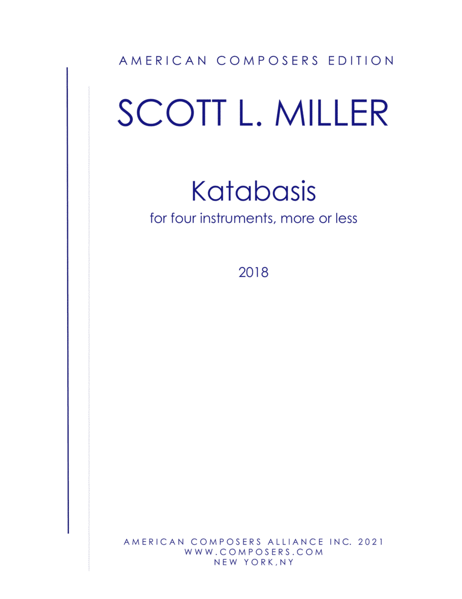 [MillerS] Katabasis