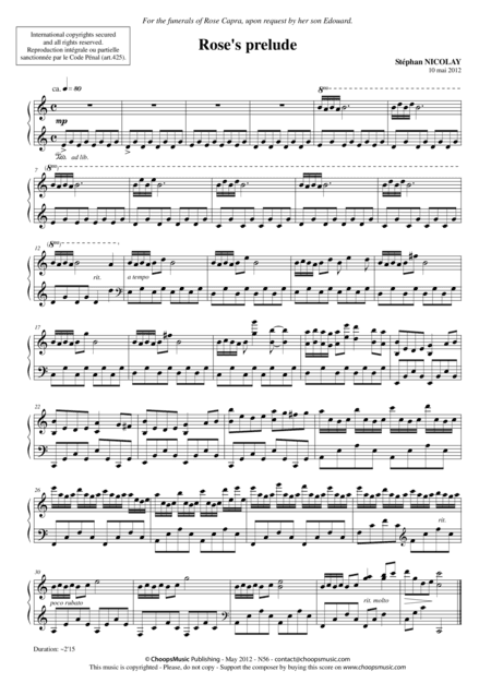 Rose's Prelude