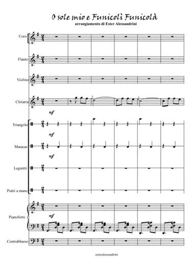 O sole mio e Funiculì (arr. E.Alessandrini)