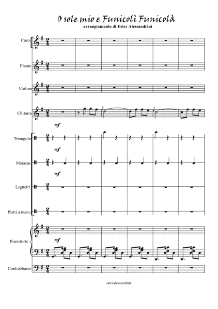 O sole mio e Funiculì (arr. E.Alessandrini)