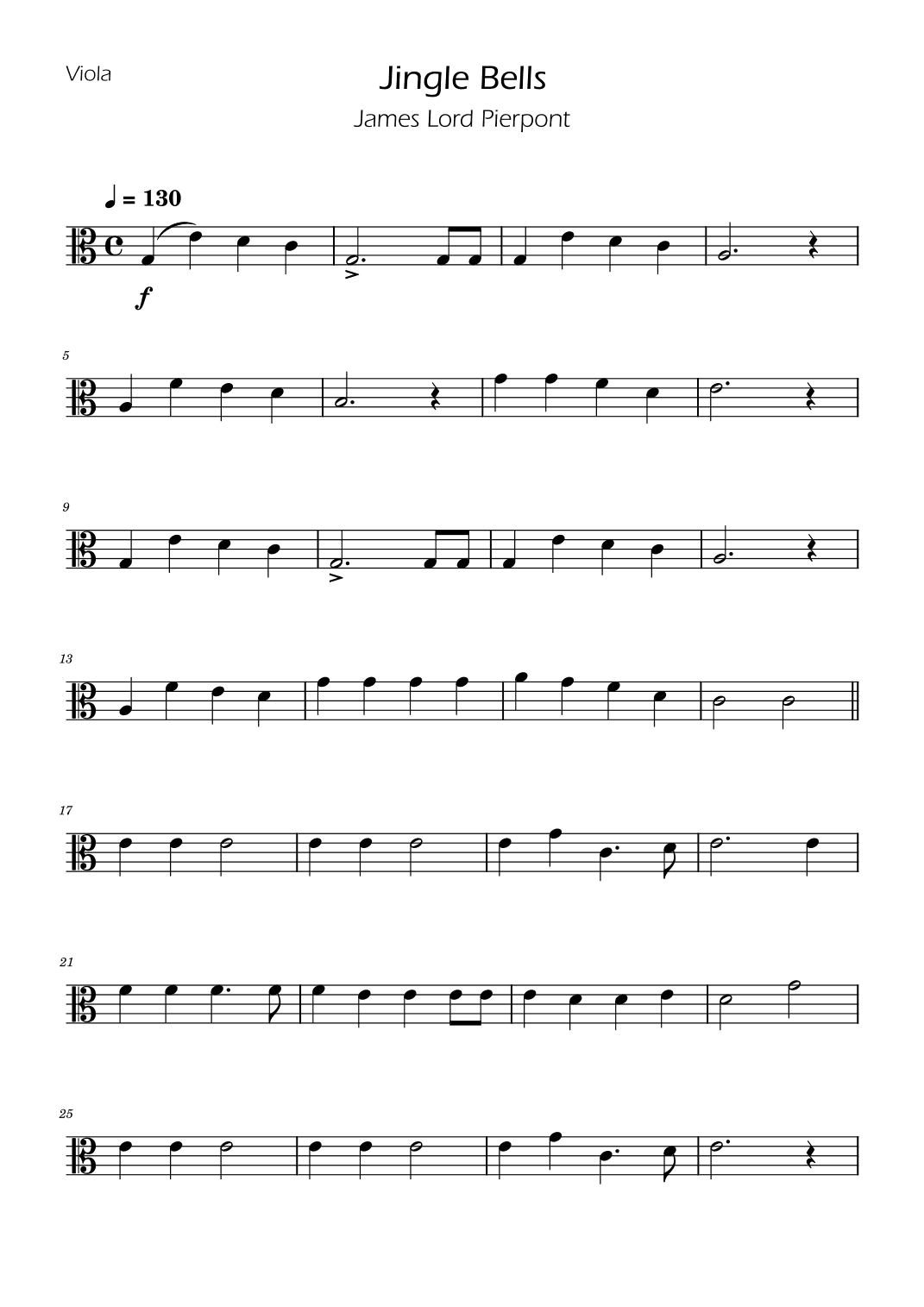 Jingle Bells - Viola and Cello Duet w/ Piano (arr. Ygor Nunes)