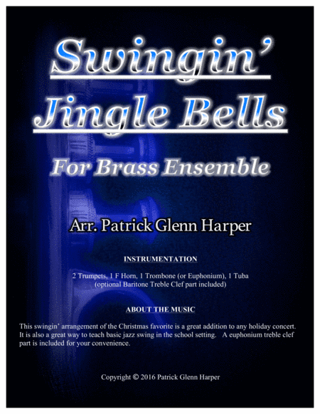 Swingin' Jingle Bells - for Brass Ensemble (arr. Patrick Glenn Harper)
