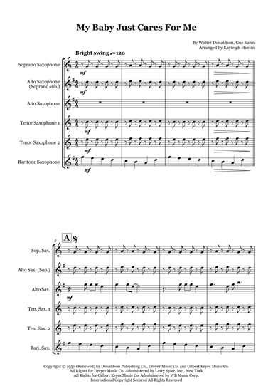 My Baby Just Cares For Me (arr. Kayleigh Huelin)