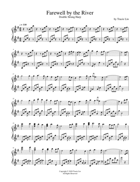 Farewell by the River - Double Strung Harp Solo