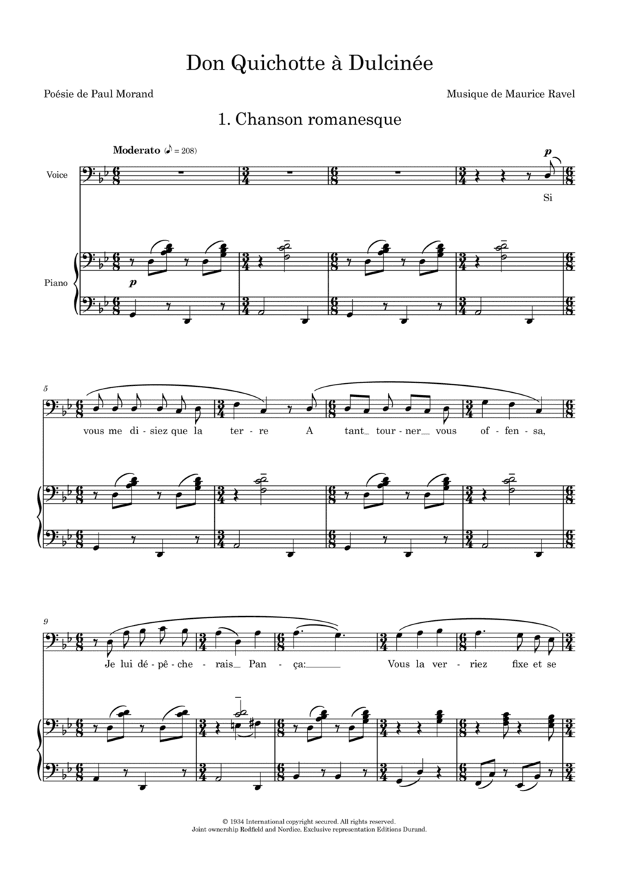 Chanson Romanesque (arr. coachvocal.com)