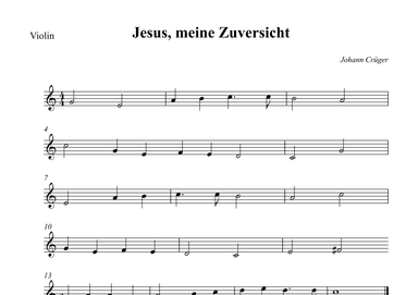 Jesus, meine Zuversicht (arr. Wesley S. SIlva)