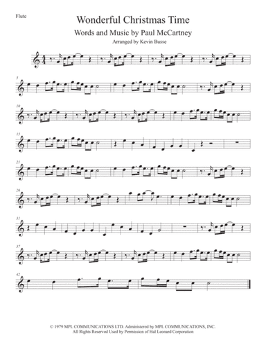Wonderful Christmastime (arr. Kevin Busse)