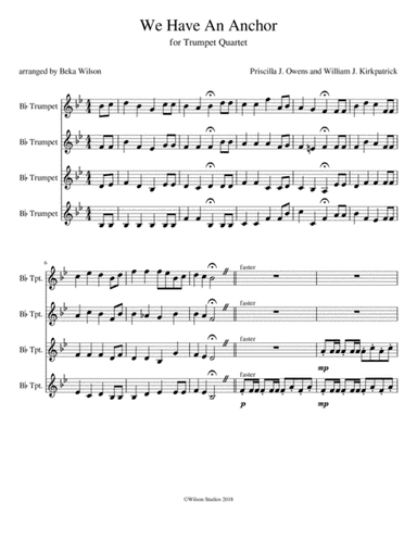We Have an Anchor (arr. Beka Wilson)