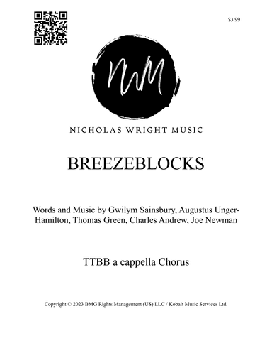 Breezeblocks (arr. Nicholas Wright)
