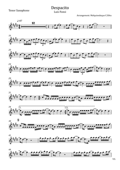 Despacito (arr. Melquisedeque C.Silva)