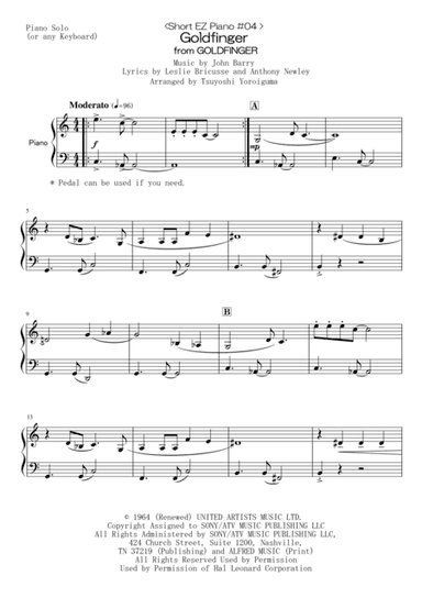 Goldfinger (arr. Tsuyoshi Yoroiguma)