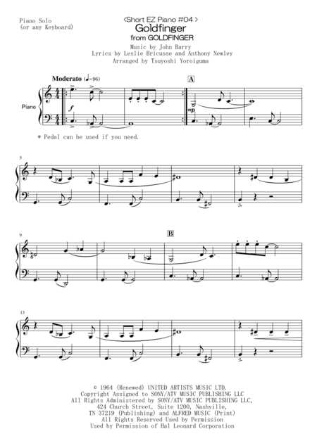 Goldfinger (arr. Tsuyoshi Yoroiguma)