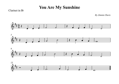 You Are My Sunshine (arr. Wesley S. SIlva)