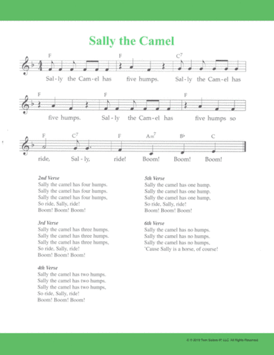 Sally the Camel (arr. Hal Wright)