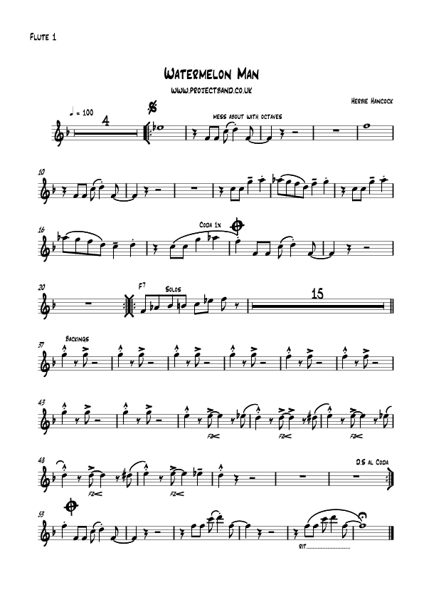 Watermelon Man (arr. Simon Currie)